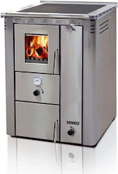 Senko C-30 Μεταλλική Ξυλόσομπα Καλοριφέρ 35kW Μπεζ