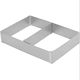 Adjustable Metallic Rectangular-Shaped Cake Ring