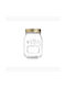 KIlner Vase General Use with Lid Glass Transparent 500ml
