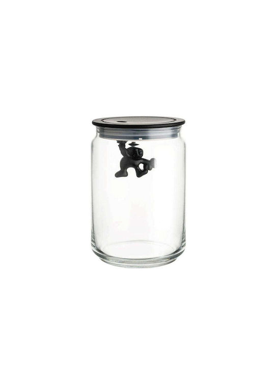 Alessi Glass General Use Vase with Lid 900ml