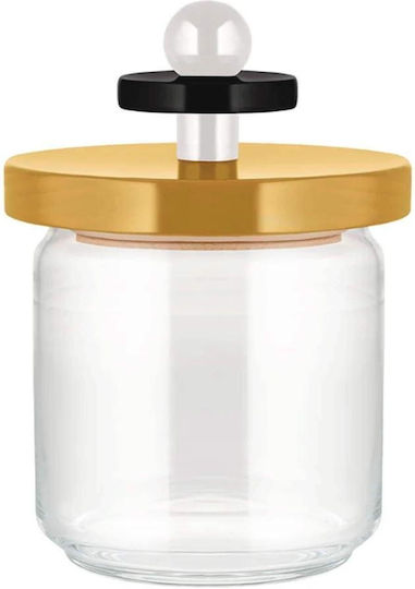 Alessi Vază Utilizare Generală Cu Capac Sticlă Galbenă 750ml