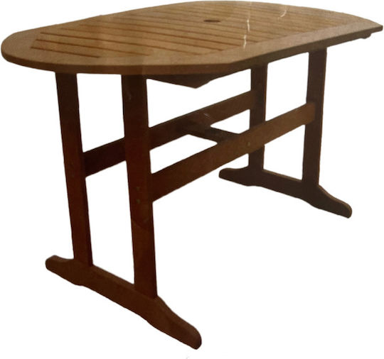 Τραπέζι Setia 140x75x75 Καφέ Τραπέζι Setia 140x75x75 Καφέ