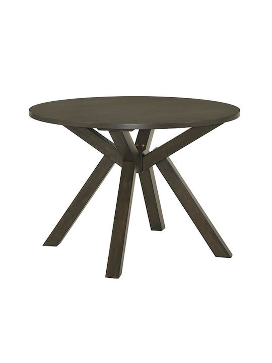 Biron Outdoor Dinner Wood Table Natural 120x120x75cm