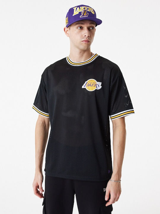 New Era Mesh Tee Loslak Ανδρικό Αθλητικό T-shirt Κοντομάνικο Μαύρο