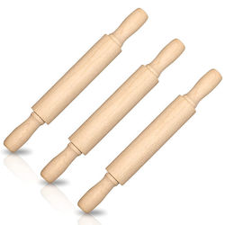 Wooden Kitchen Rolling Pin 18cm 1pcs Fabi