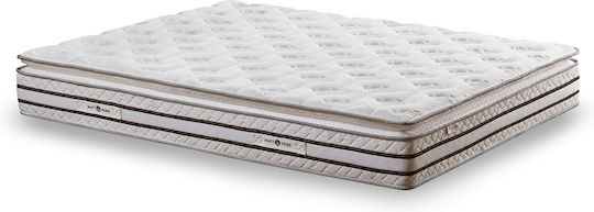 Matt & More Quattro Queen Ortopedie Saltea 160x195x30cm cu Arcuri & Suprapozabil