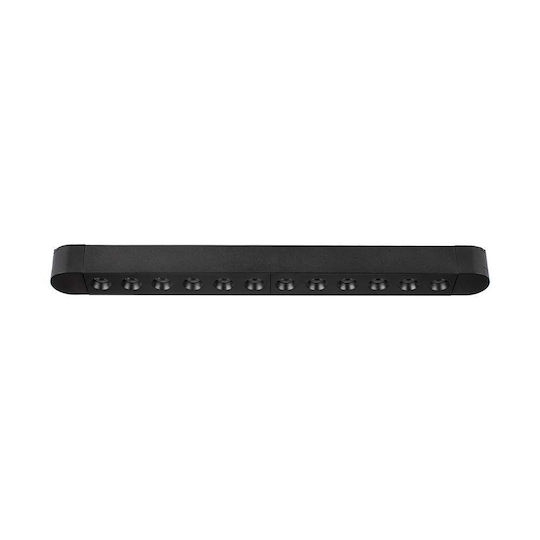 V-TAC LED Kommerzielle lineare Beleuchtung Leuchte Decke 12W Warmes Weiß IP20 B27.3xT2.6xH2.4cm