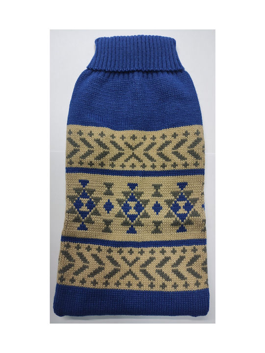Value Imports Strickpullover Hund in Blau Farbe 50cm.