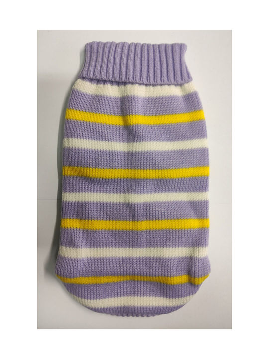 Value Imports Strickpullover Hund in Lila Farbe 30cm.