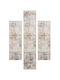 Decostar Oblong Des-s 1783-110 Σετ Μοντέρνα Χαλιά Κρεβατοκάμαρας Γκρι DE172178 3τμχ