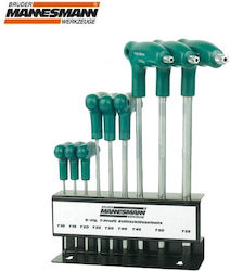 Mannesmann Set 9 Torx Wrenches 9pcs