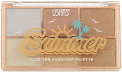 Ushas Παλέτα Highlighter 25.8gr