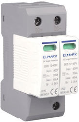 Elmark Spd Антикерни панел Тип T2 Двуполюсен Максимален изходен ток 40kA