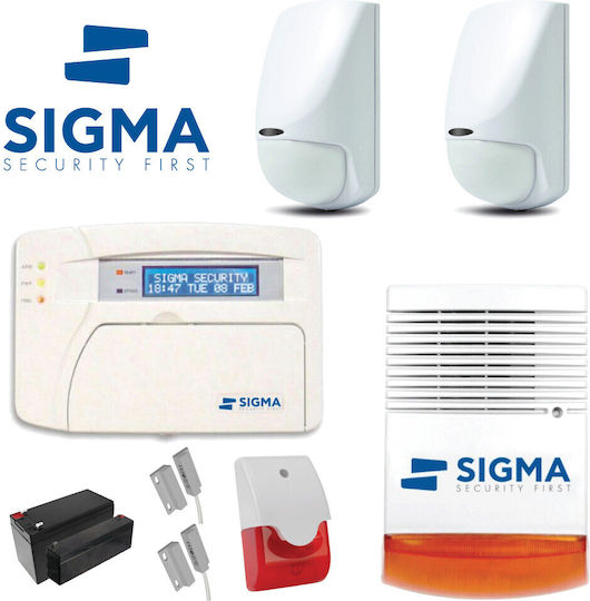Sigma Security Autonomous Wireless Alarm System with Hub and Keyboard