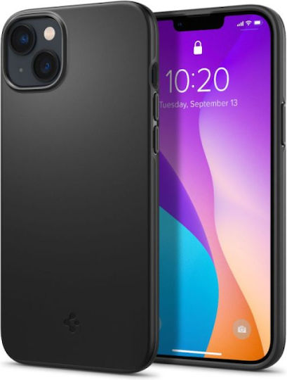 Spigen Thin Fit Umschlag Rückseite Kunststoff / Silikon 1.55mm Schwarz (iPhone 15 Pro)