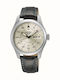 Seiko 5 Мъжки Часовник Автоматичен с Черна Кожена Каишка