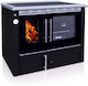 Senko C-25 Premium Metallisch Holzofen Kaminofe...