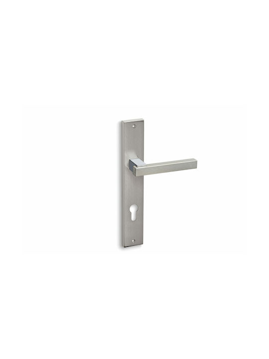 Convex Lever Middle Door with Plate 895 895HRLS...