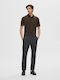 Selected Men's Trousers Gray