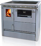 Senko Metallic Wood Burning Stove Inox Mat