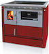 Senko SG-90 Metallic Wood Burning Stove 7.5kW Gray