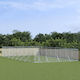 vidaXL Metallic Dog Park 800x16x200cm Silver