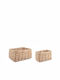 Wicker Decorative Basket Bizzotto