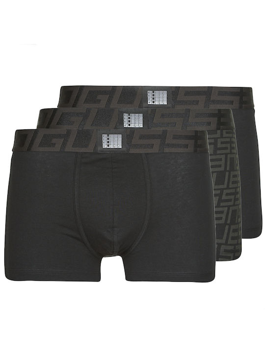 Guess Herren Boxershorts Schwarz mit Mustern 1Packung