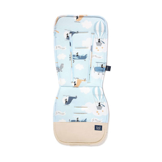 La Millou Stroller Seat Liner Organic Jersey 36.5x85cm Beige