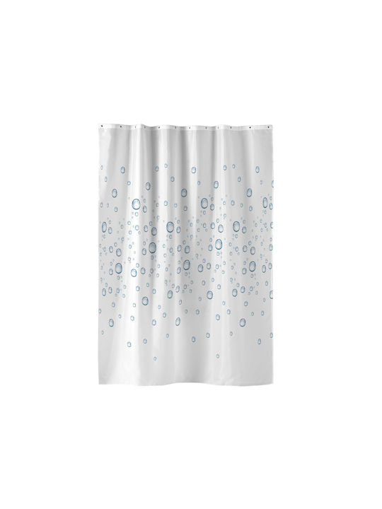 Douceur d'Intérieur Shower Curtain 180x200cm Blue