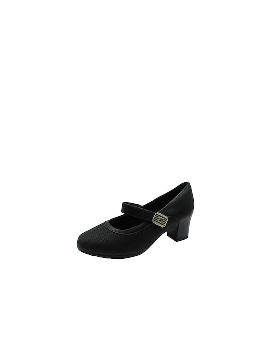 Piccadilly Black Heels PRETO