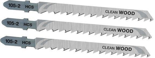 Stanley STA21063 Jig Saw Blades for Wood 100mm 3 Pieces