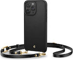 Spigen Cyrill Classic Charm Mag Back Cover with Strap Black (iPhone 15 Pro)