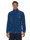 Bodymove Jachetă Fleece pentru Bărbați cu Fermoar Albastru