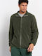 Herren Fleecejacke Olive