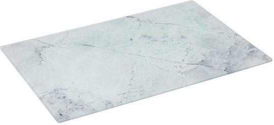 Atmosphera Schneidebrett Glas Weiß 30x20cm 1Stück