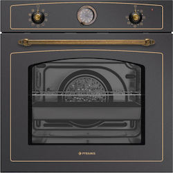 Pyramis Countertop 73lt Oven without Burners W59.5cm Black Metal