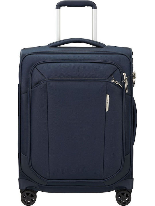 Samsonite Cabin Fabric Suitcase Blue with 4 Whe...