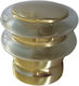 Adhesive Metallic Door Stopper Gold