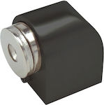 Magnetic Metallic Door Stopper Black