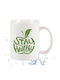 Stay Healty Ceramic Cup White 295ml