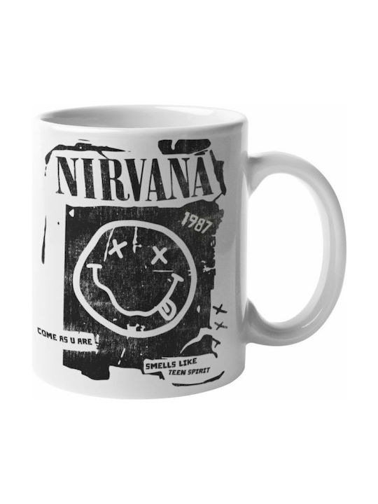 Nirvana Cană Ceramică Albă 1buc