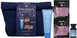 Apivita Winter Waterland (Light Texture) Σετ Περιποίησης με Κρέμα Προσώπου 40ml