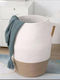 Natural Home Fabric Storage Basket Multicolour 65cm