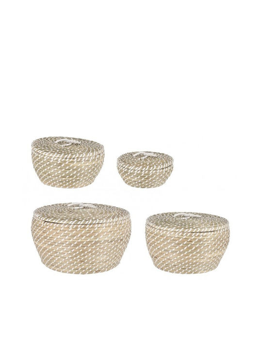 Wicker Decorative Basket Bizzotto