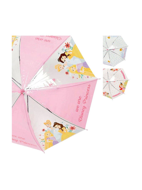 Disney Kids Curved Handle Umbrella Princess