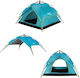 Nils Nils Camp Shadow Camping Tent Igloo Blue with Double Cloth 4 Seasons for 3 People 200x200x140cm