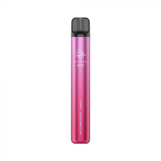 Elf Bar 600 V2 Einweg E-Zigarette 600 Züge Watermelon Bubblegum 2ml 20mg