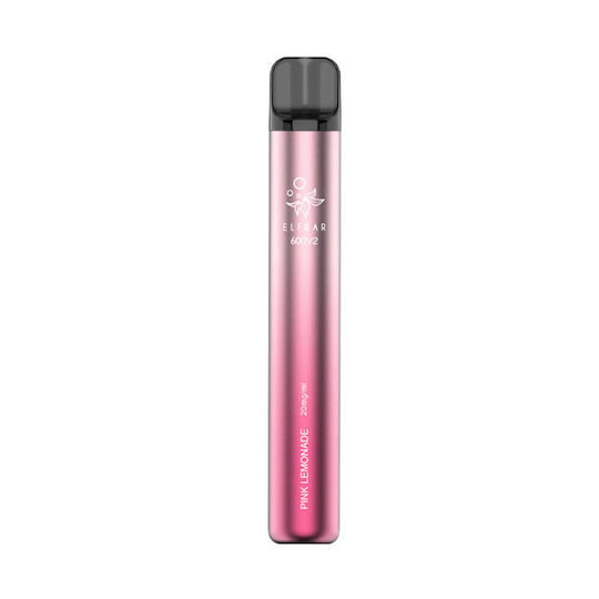 Elf Bar 600 V2 Електронна Цигара за Еднократна Употреба 600 Вдишвания Pink Lemonade 2мл 20мг Розов 1бр
