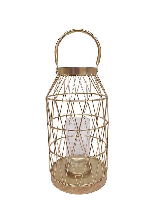 Lantern Gold 10x32cm